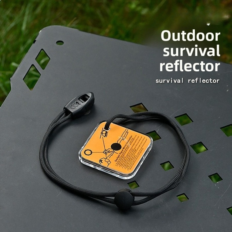 Signal Mirror Rescue - Outdoor SOS Survival Signal Mirror Emergency