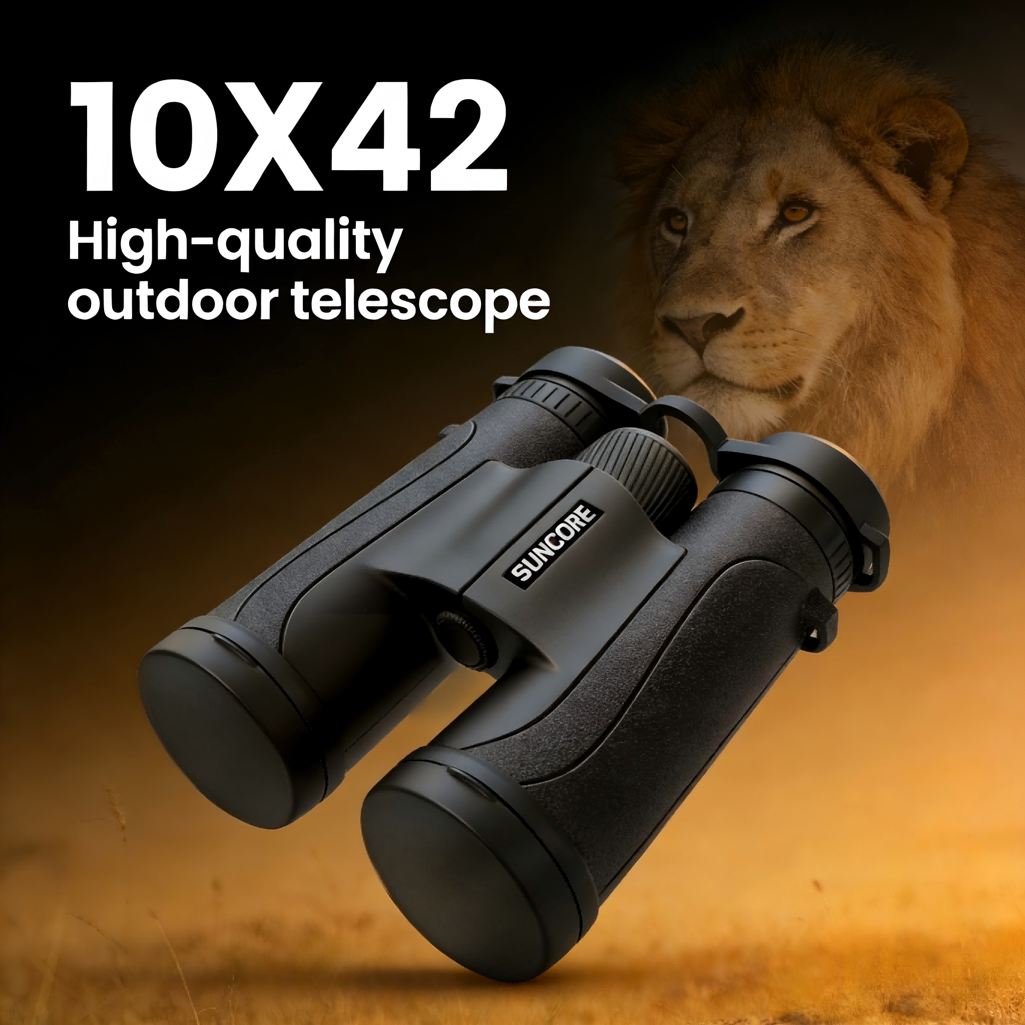 Outdoor Adventure Center - 10x42 Binoculars for Bird Watching Non