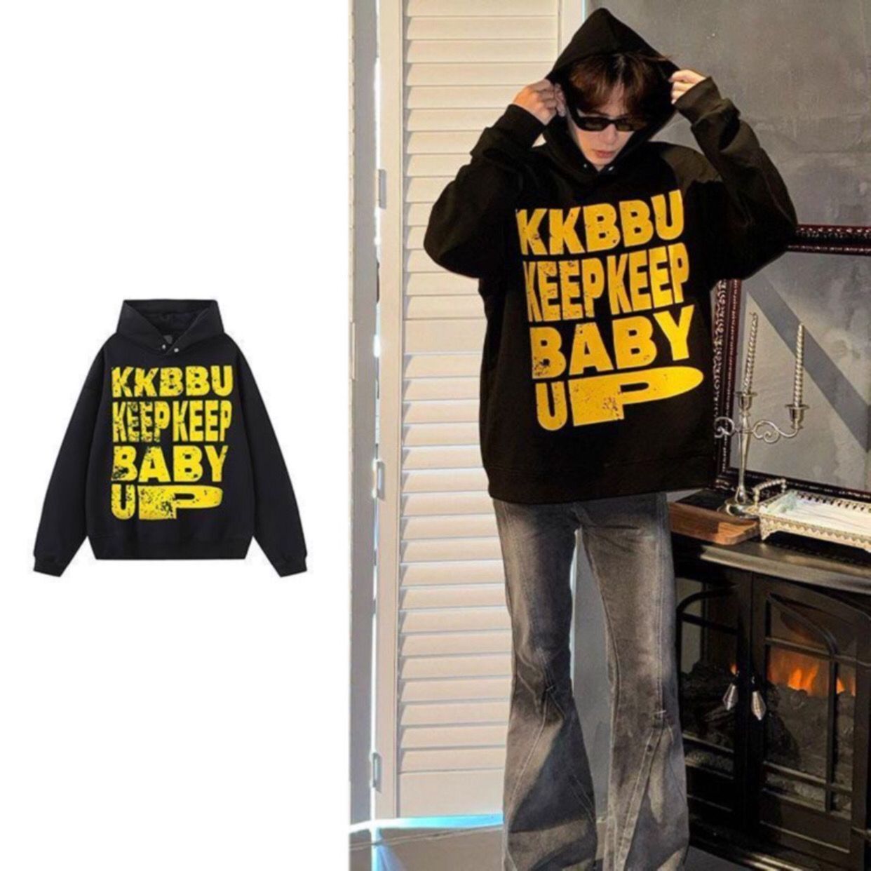 Mens With Hat Hoodies New York - Outdoor Adventure York ulasan dan harga