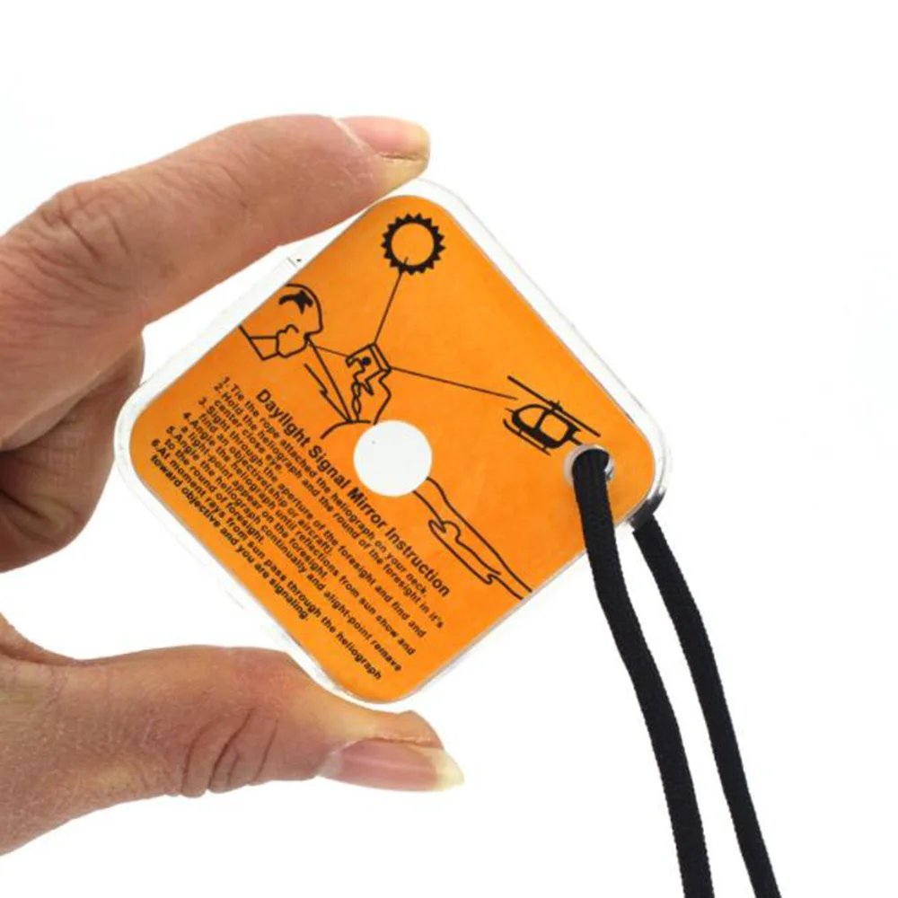 Outdoor Survival Reflective Si - Signal Mirror Rescue ulasan dan harga
