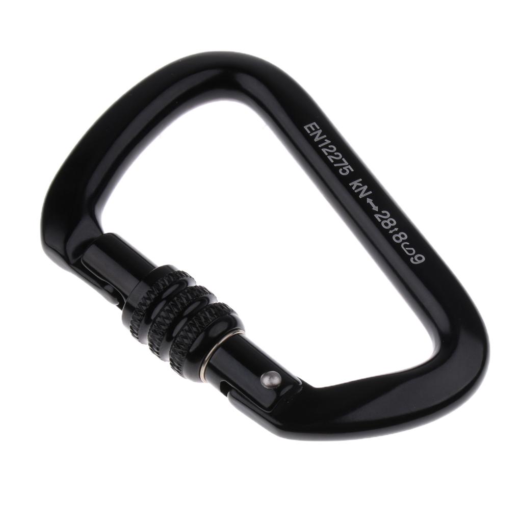 28KN Screw Locking Climbing Ca - Carabiner Locking D ulasan dan harga