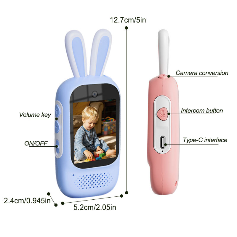 2Pcs Kids Video Walkie Talkie  - Outdoor Adventure Video ulasan dan harga