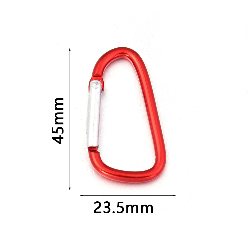 10pcs/lot Aluminum Alloy Snap  - Carabiner Locking D ulasan dan harga