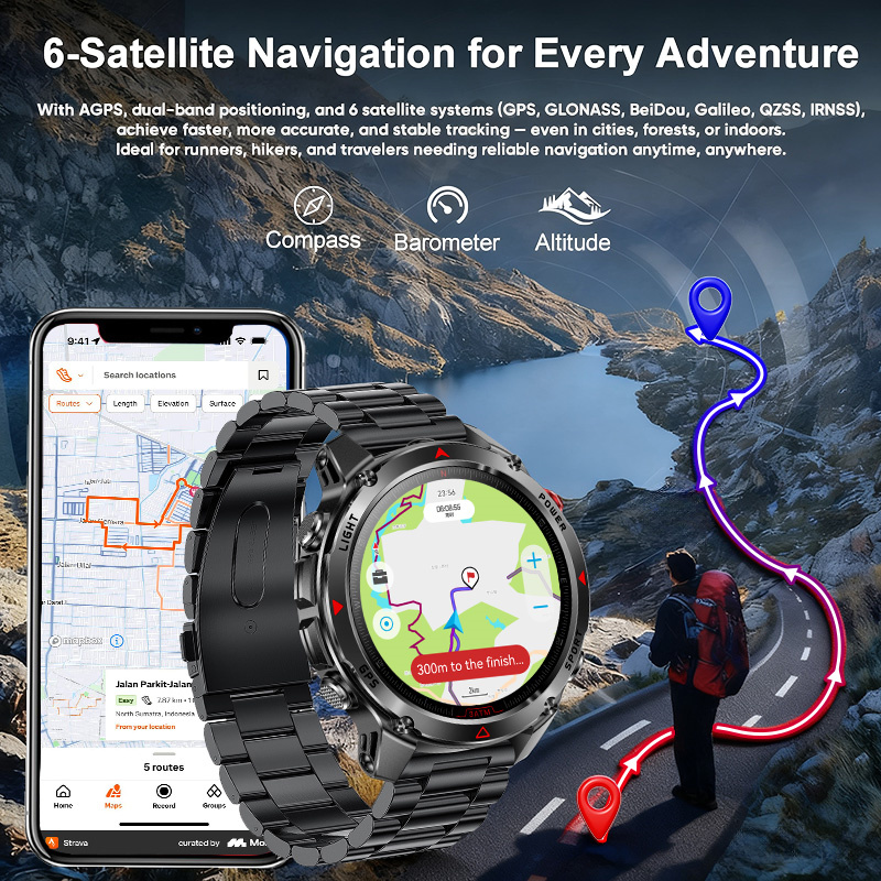 2026 New Outdoor Military GPS  - Outdoor Adventure Watches ulasan dan harga