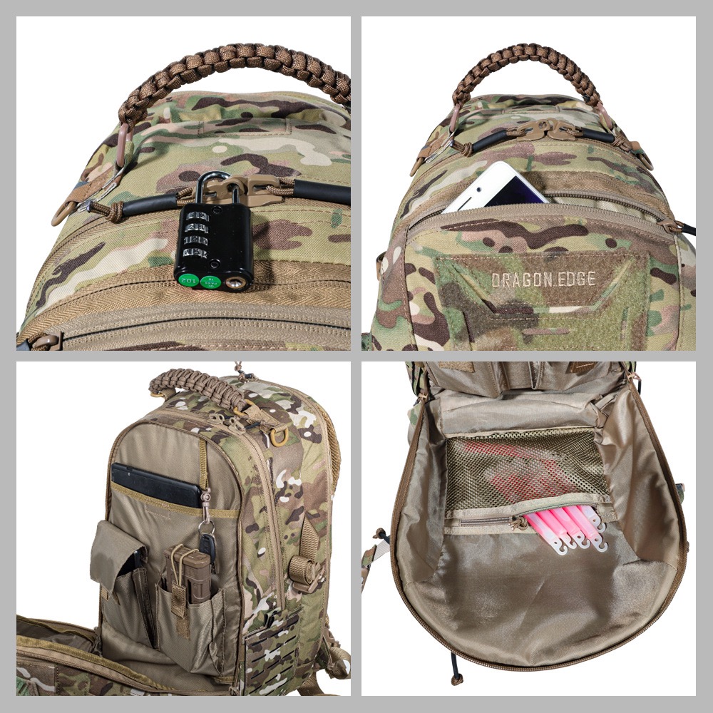 Nylon Large Capacity Waterproo - Outdoor Adventure Video ulasan dan harga