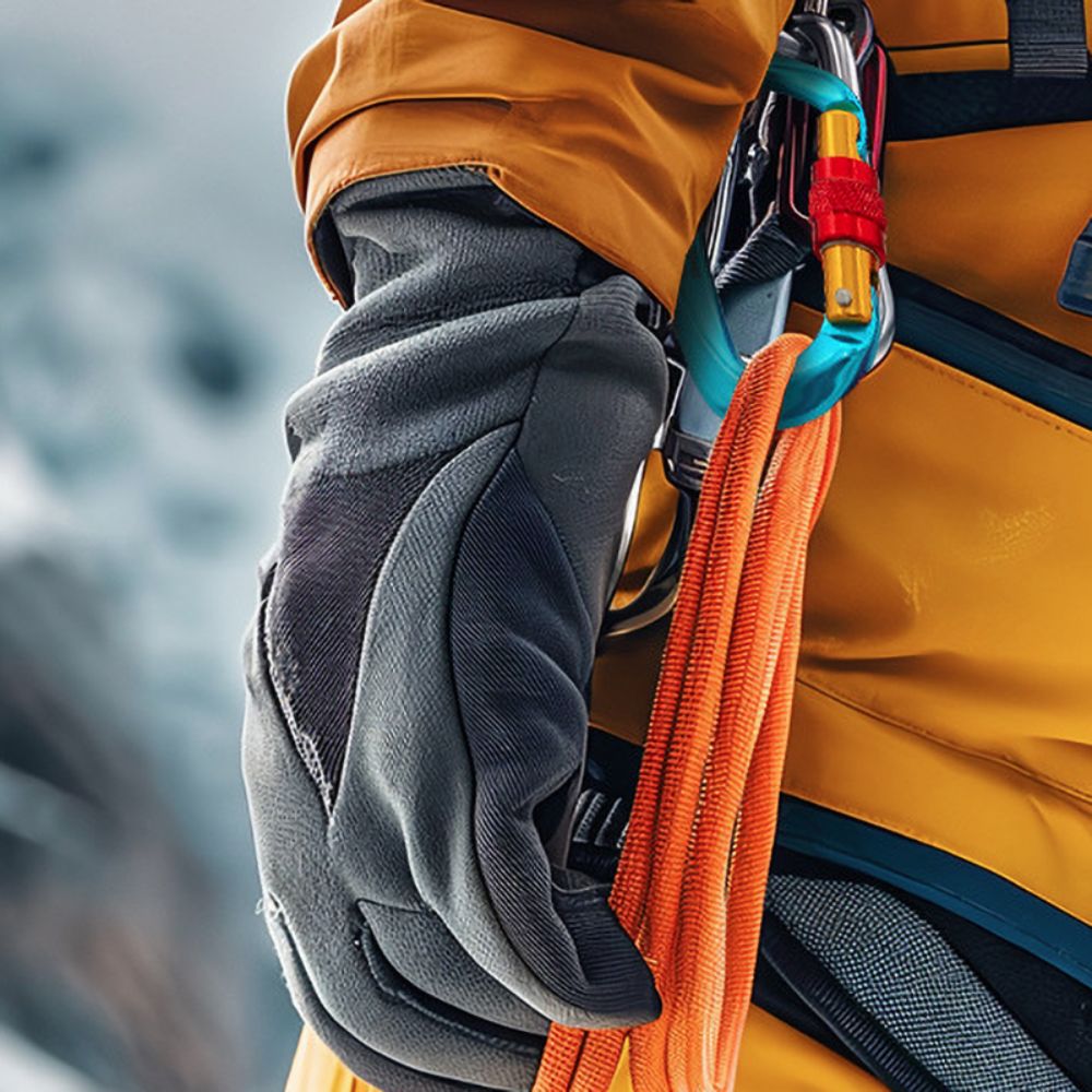 D-shape 25KN Climbing Carabine - Carabiner Locking D ulasan dan harga
