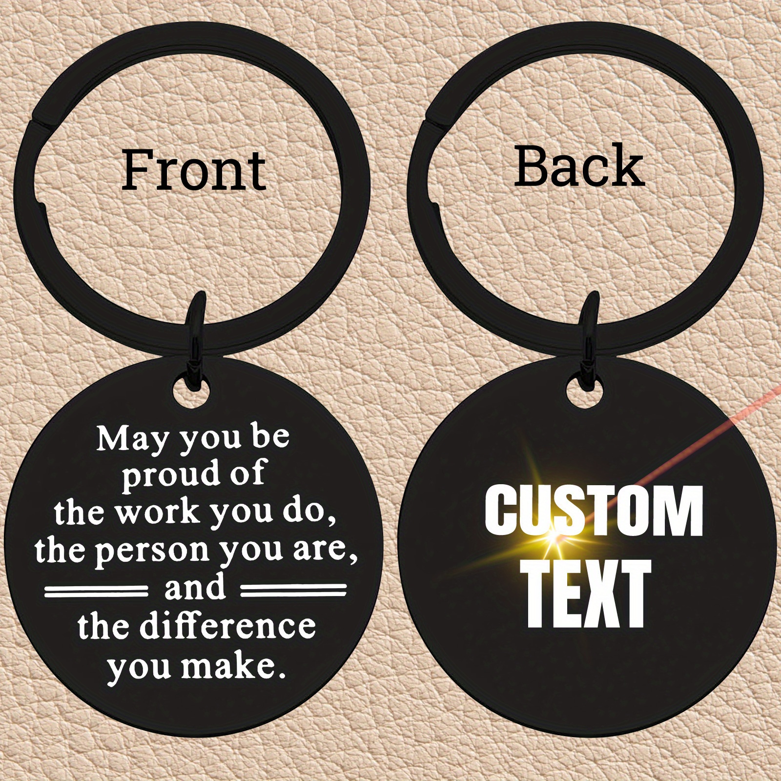 Custom Black Round Keychain, M - Outdoor Adventure Birthday Party ulasan dan harga