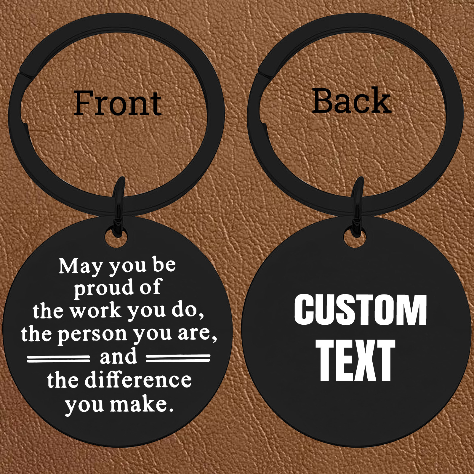 Custom Black Round Keychain, M - Outdoor Adventure Birthday Party ulasan dan harga