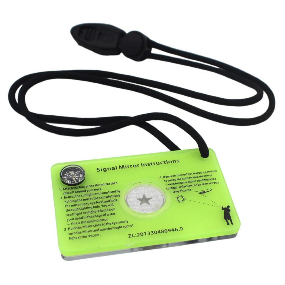 Signal Mirror with Compass Whi - Signal Mirror Rescue ulasan dan harga