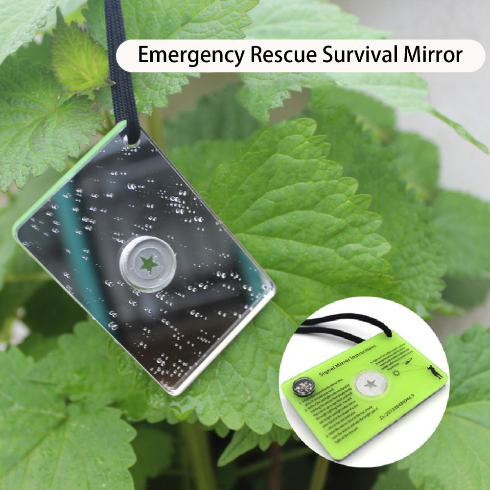 Signal Mirror with Compass Whi - Signal Mirror Rescue ulasan dan harga