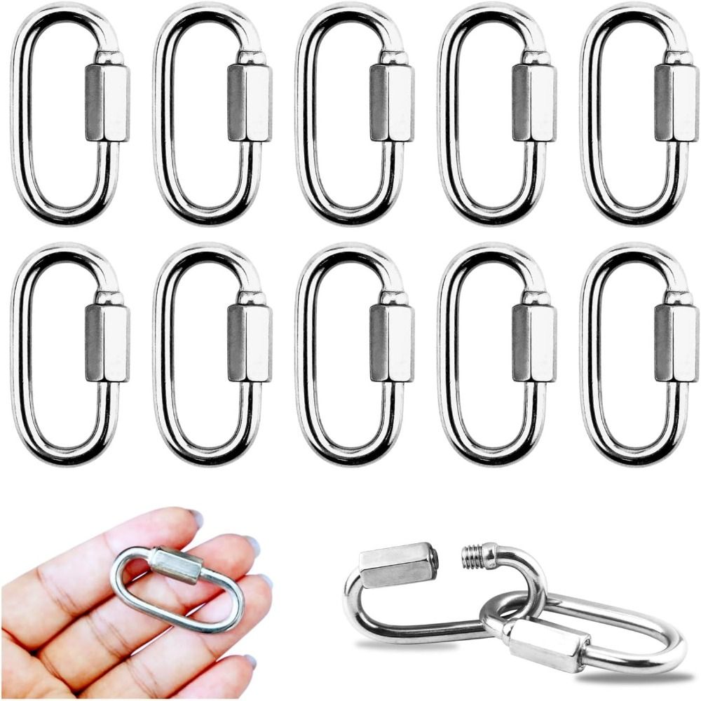 New 304 Stainless Steel Quick  - Carabiner Locking D ulasan dan harga
