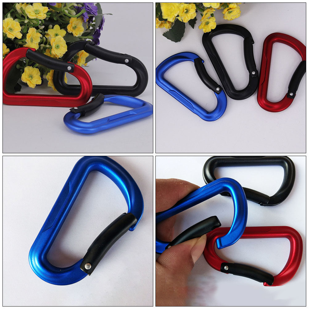 2Pcs D Shaped Safety Locking C - Carabiner Locking D ulasan dan harga