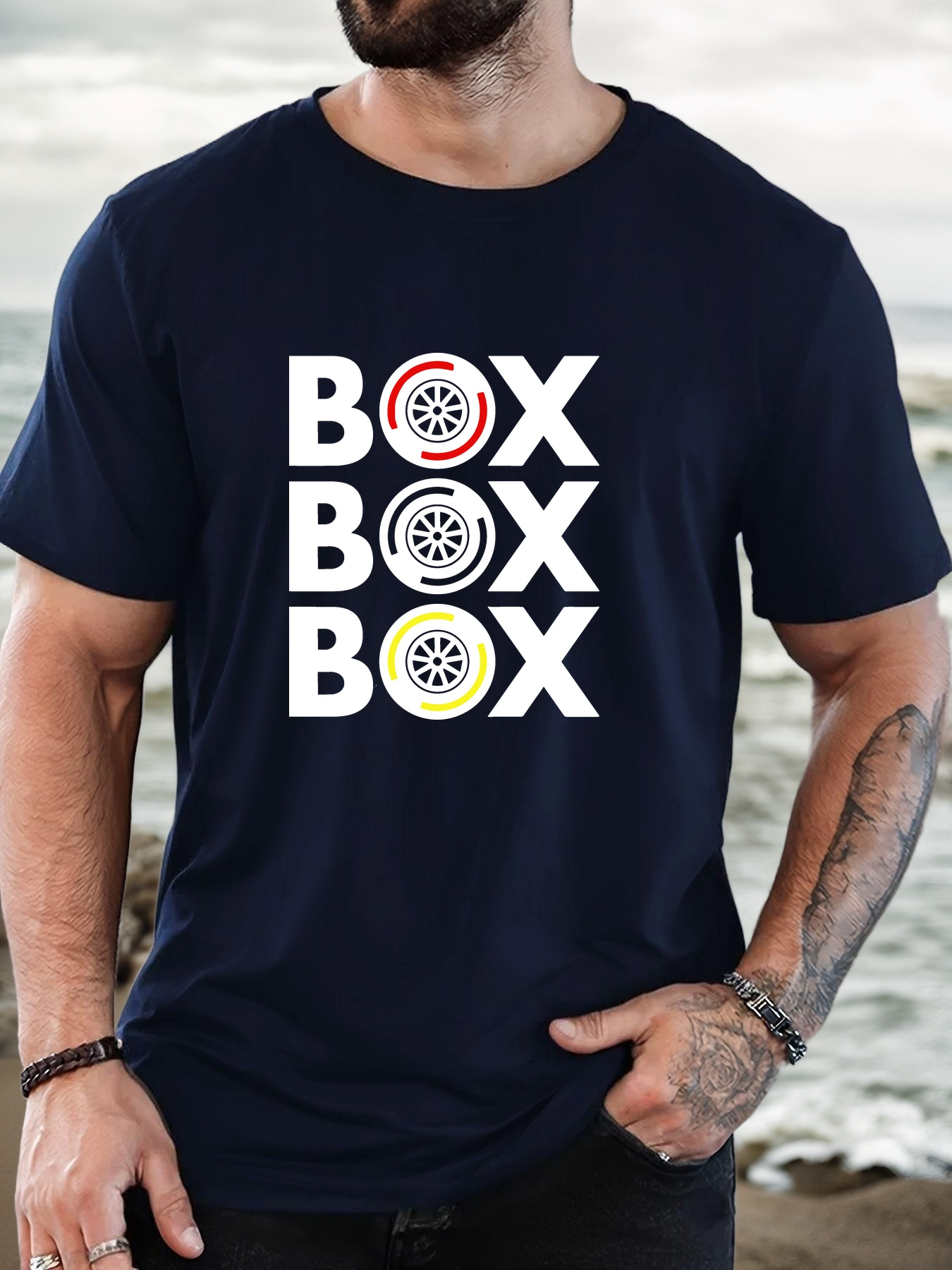Race Car Wheel Men Cotton T Sh - Outdoor Adventure Races ulasan dan harga