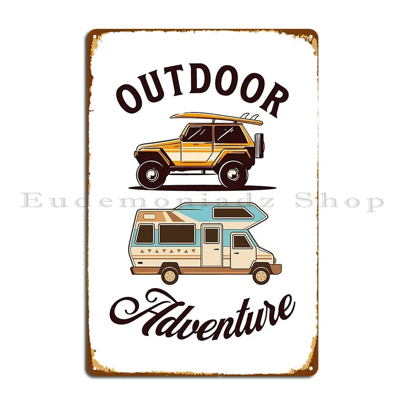 Outdoor Adventure Metal Plaque - Outdoor Adventure Cinema ulasan dan harga