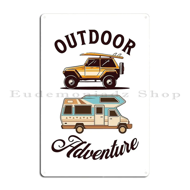 Outdoor Adventure Metal Plaque - Outdoor Adventure Cinema ulasan dan harga