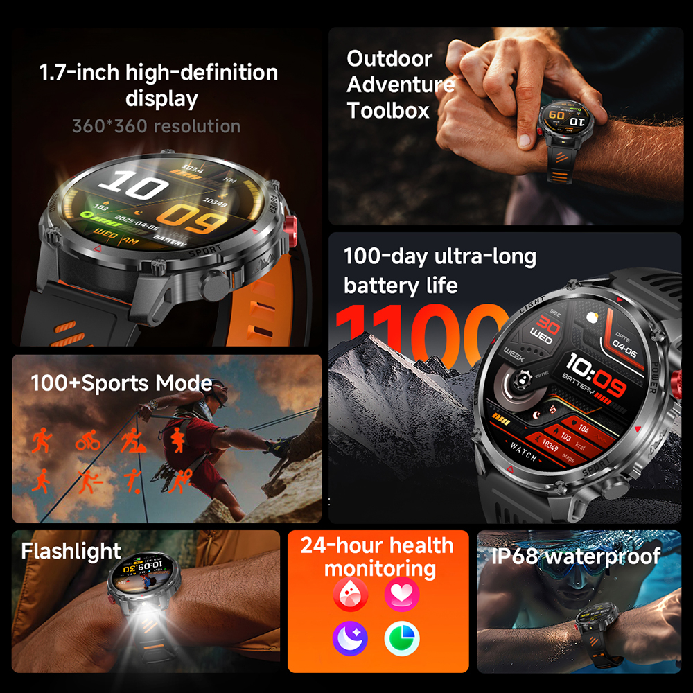 2026 New T-Rex3 Ultra 1100mAh  - Outdoor Adventure Watches ulasan dan harga