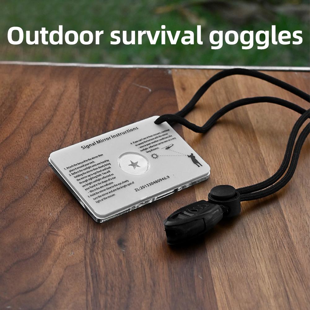 Outdoor Marine Survival Signal - Signal Mirror Rescue ulasan dan harga