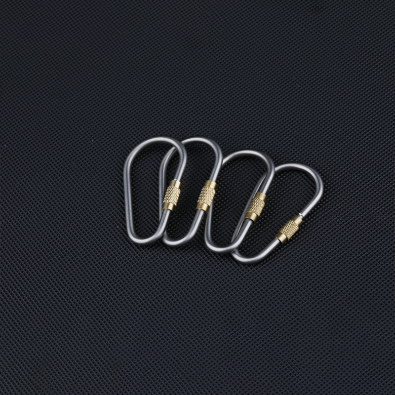 Titanium Alloy Carabiner with  - Carabiner Locking D ulasan dan harga