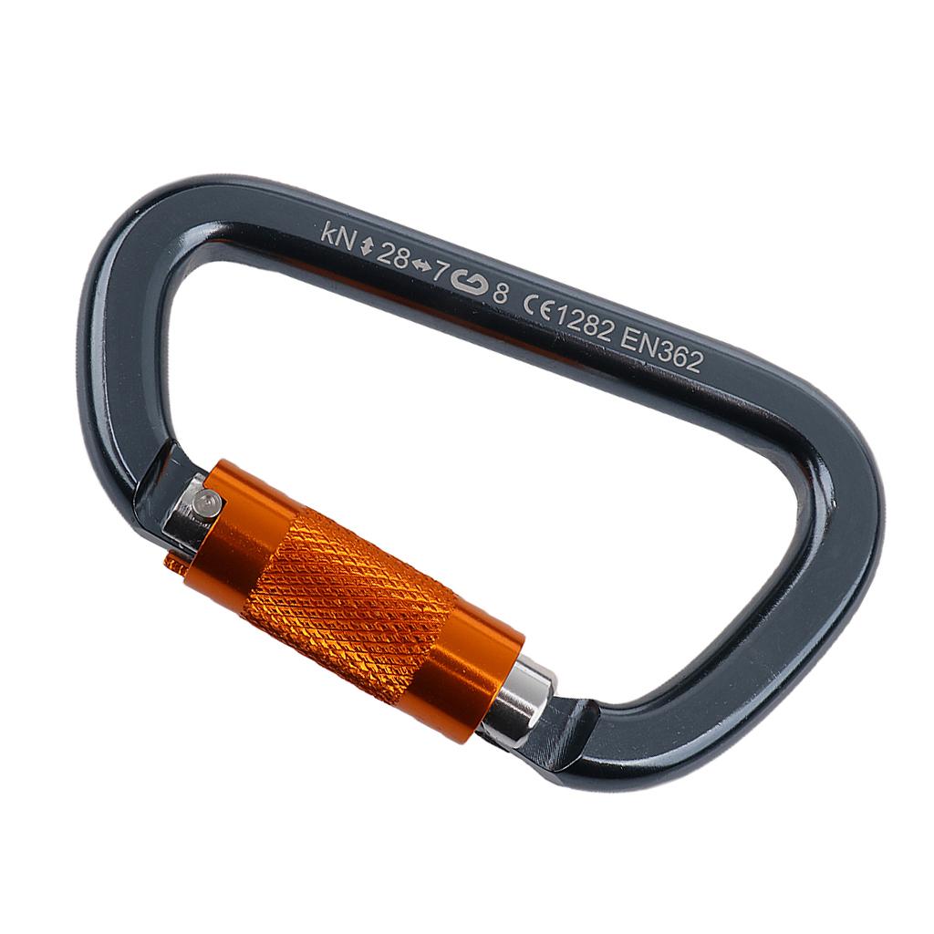 Metal Carabiner Outdoor Hiking - Carabiner Locking D ulasan dan harga