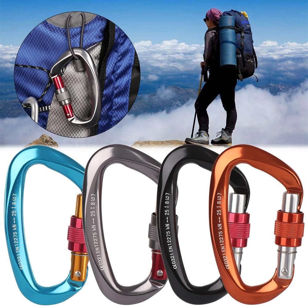 Outdoor 25KN Professional Clim - Carabiner Locking D ulasan dan harga