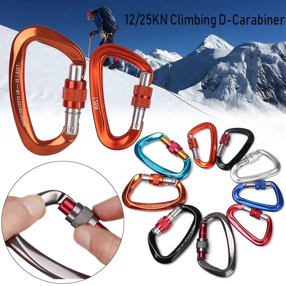 Outdoor 25KN Professional Clim - Carabiner Locking D ulasan dan harga