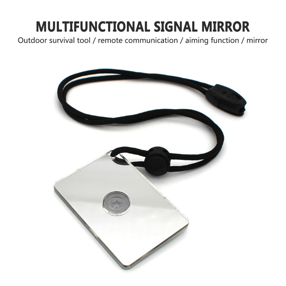 Signal Mirror Traval Hiking Ac - Signal Mirror Rescue ulasan dan harga