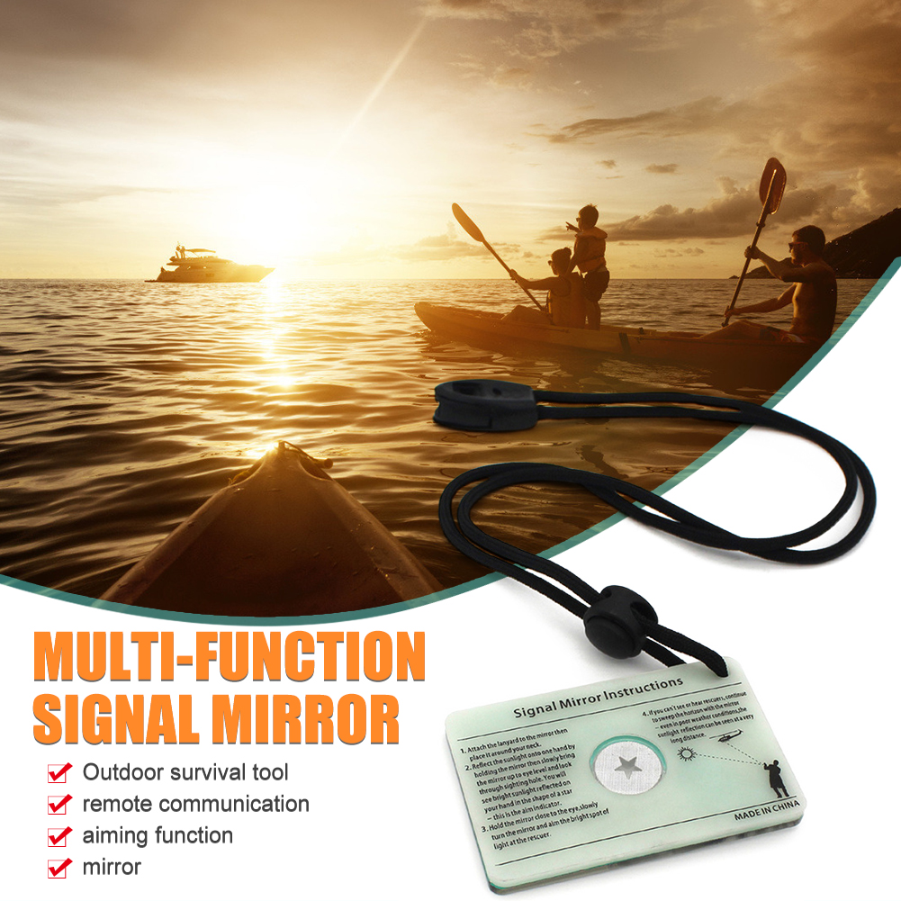 Signal Mirror Traval Hiking Ac - Signal Mirror Rescue ulasan dan harga