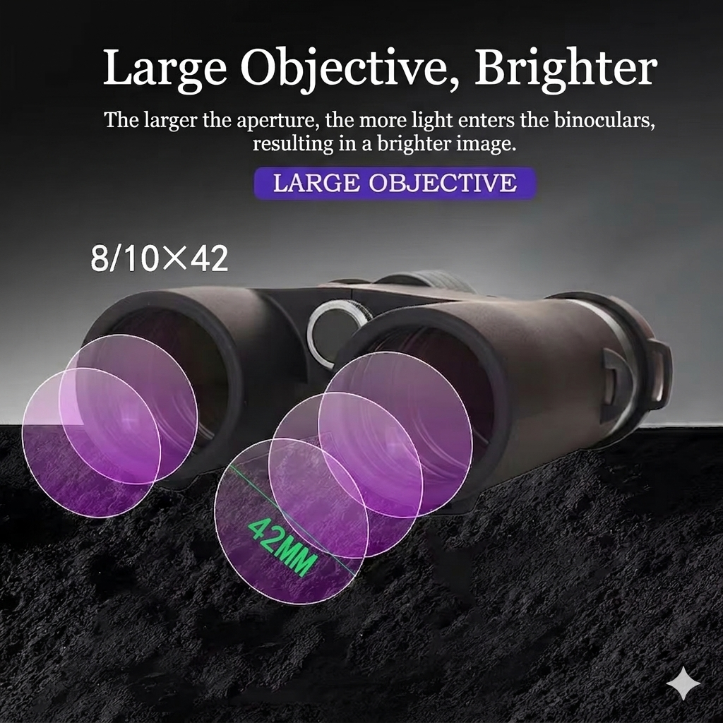 High Power 8X /10X42 Binocular - Outdoor Adventure Watches ulasan dan harga
