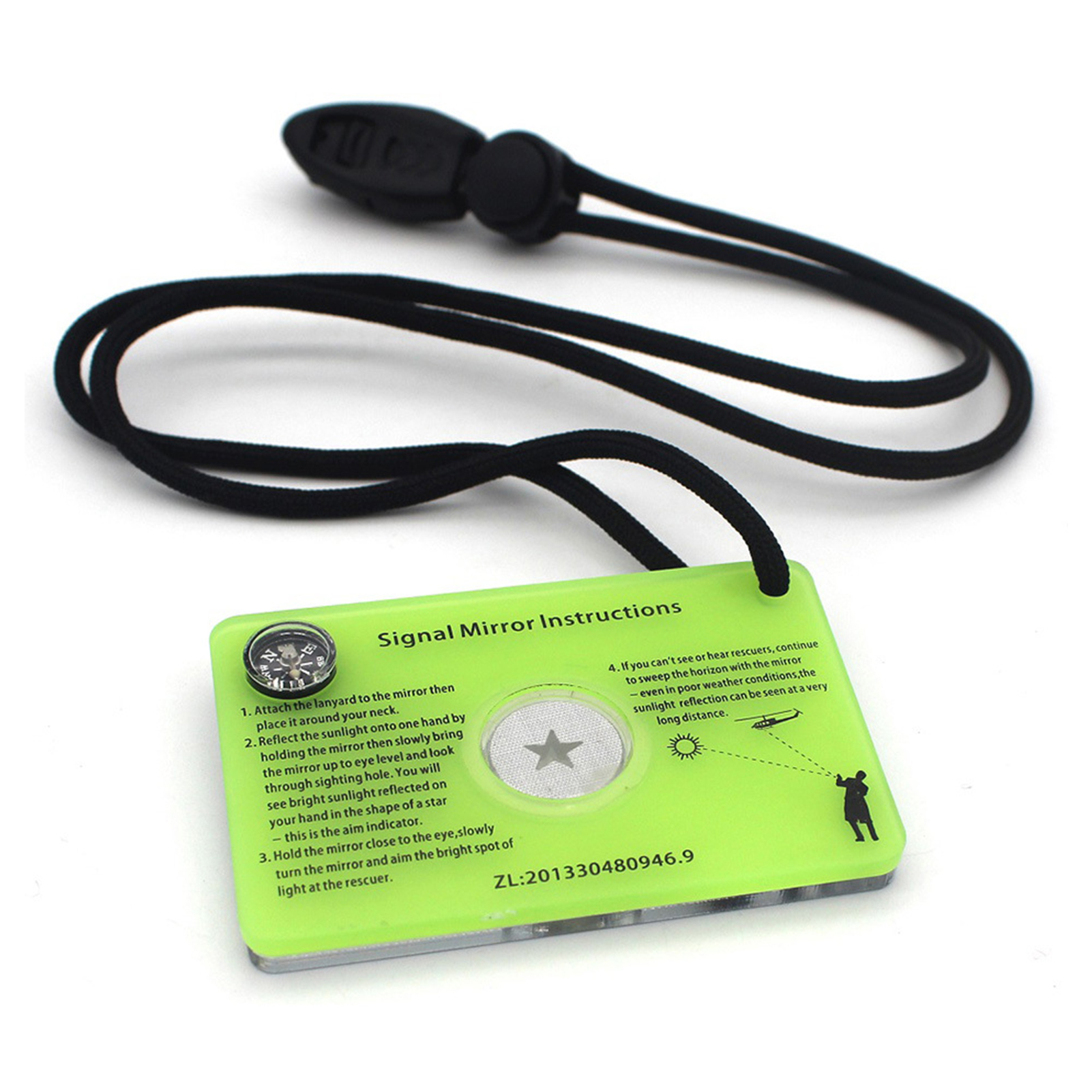 Multifunctional Survival Emerg - Signal Mirror Rescue ulasan dan harga