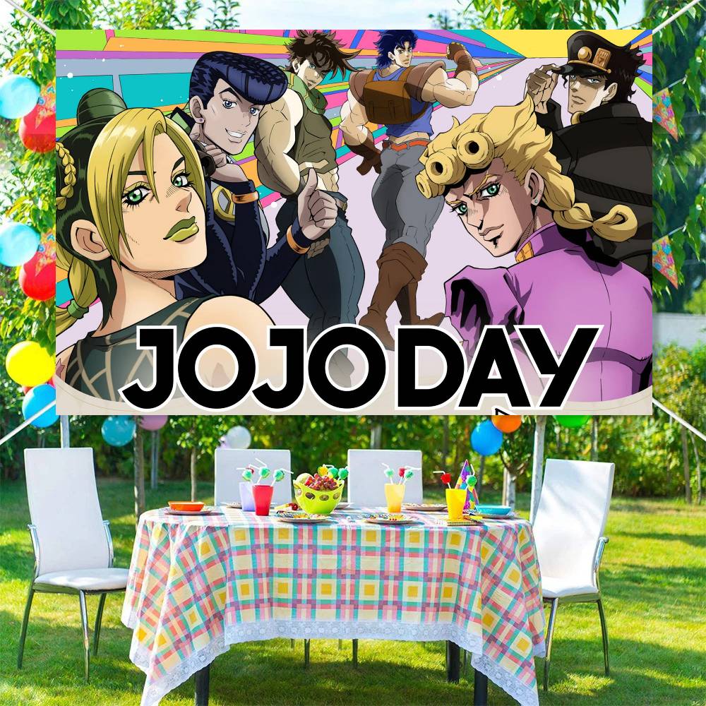 Japanese Anime JoJo S Bizarre  - Outdoor Adventure Birthday Party ulasan dan harga