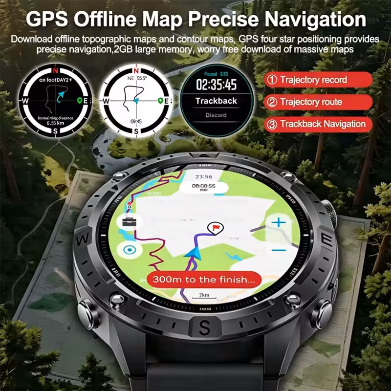 New Men Outdoor Adventure GPS  - Outdoor Adventure Watches ulasan dan harga