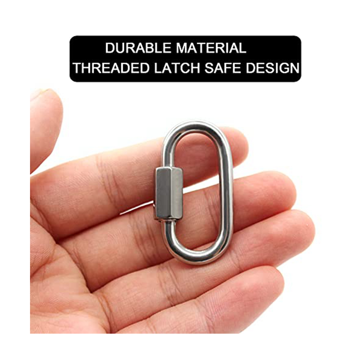 12 Pack Quick Link 5/32 Inch H - Carabiner Locking D ulasan dan harga