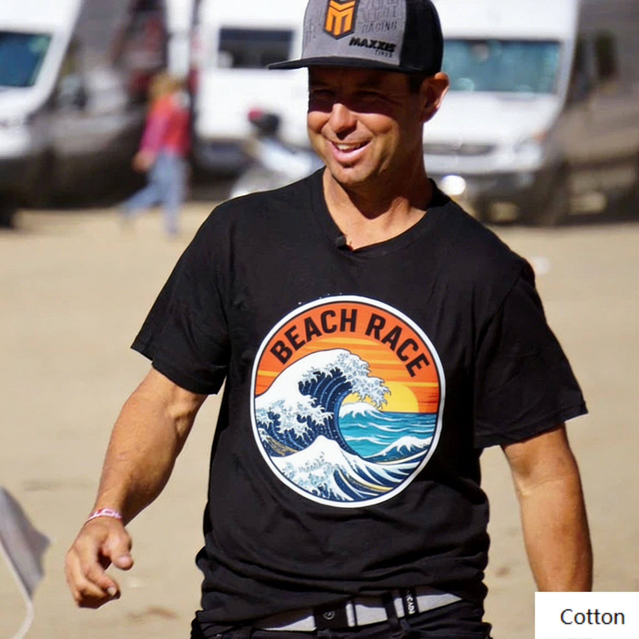 Beach Race Retro Wave Graphic  - Outdoor Adventure Races ulasan dan harga