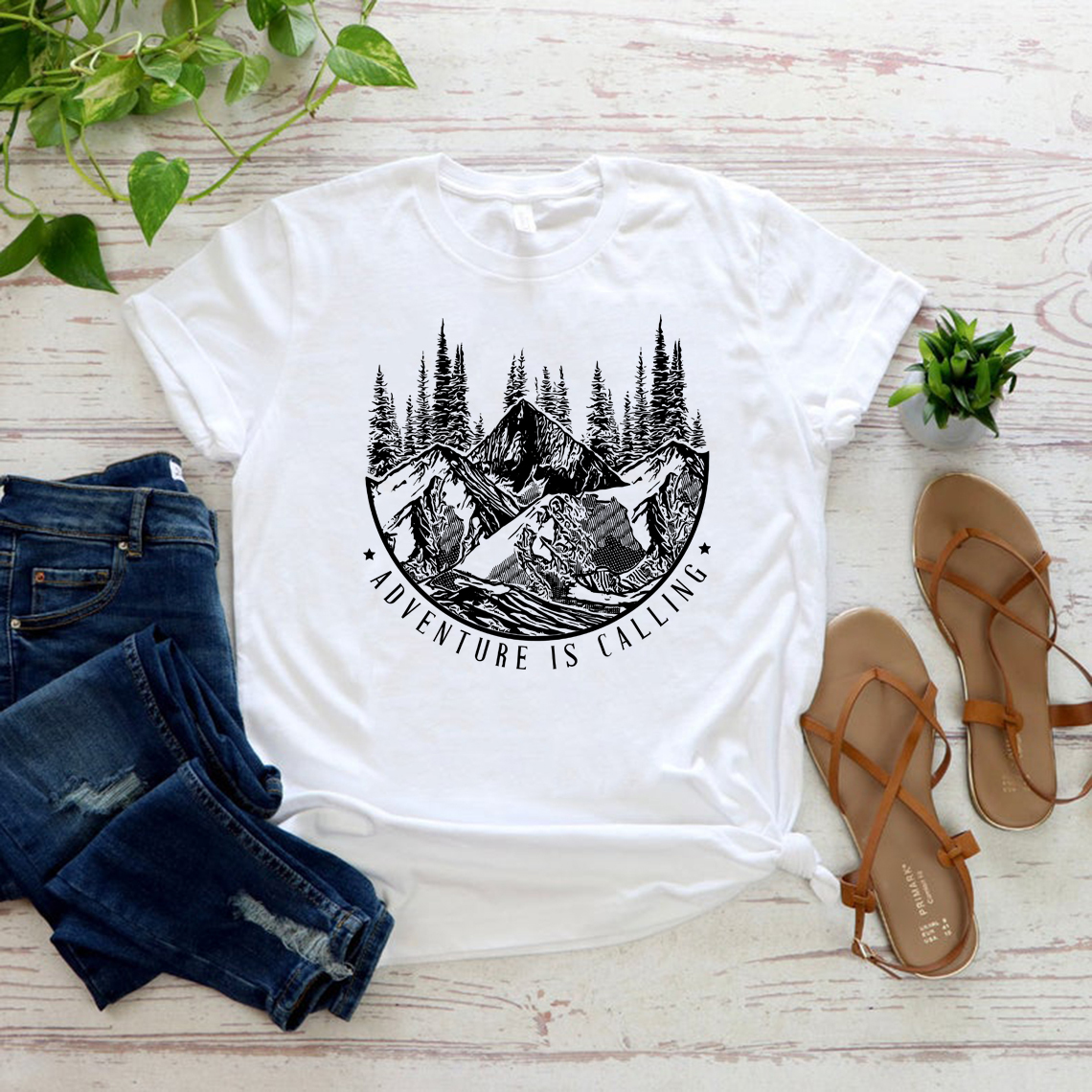 Adventure Is Calling Mountain  - Outdoor Adventure Wear ulasan dan harga