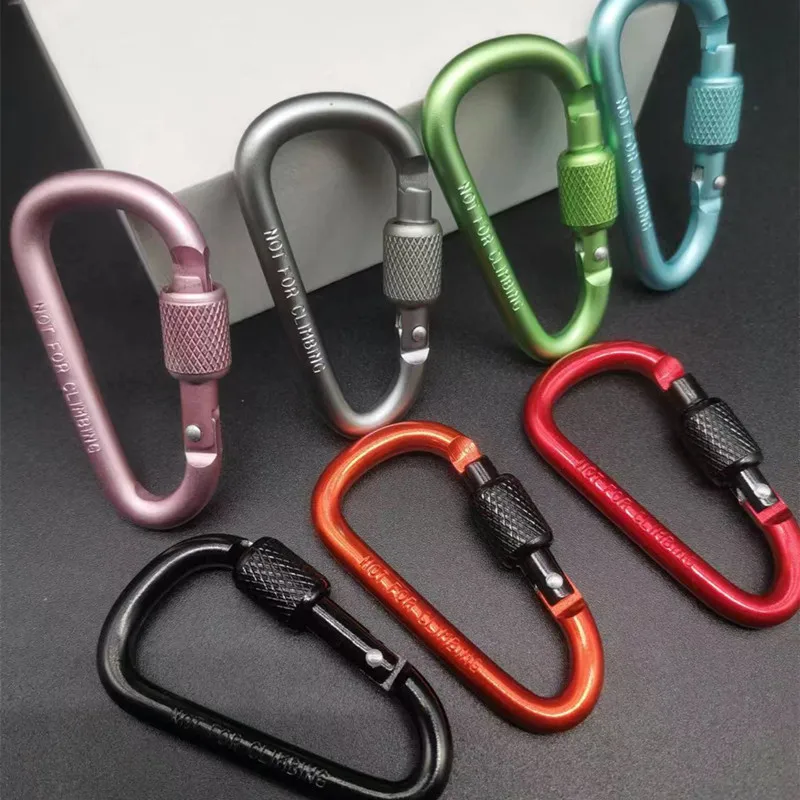 D-Shaped Locking Carabiner Key - Carabiner Locking D ulasan dan harga