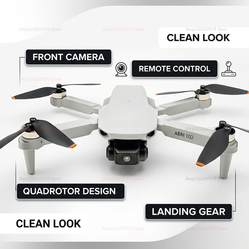 Mini Dronеs Aeri100 8K Profess - Outdoor Adventure Video ulasan dan harga