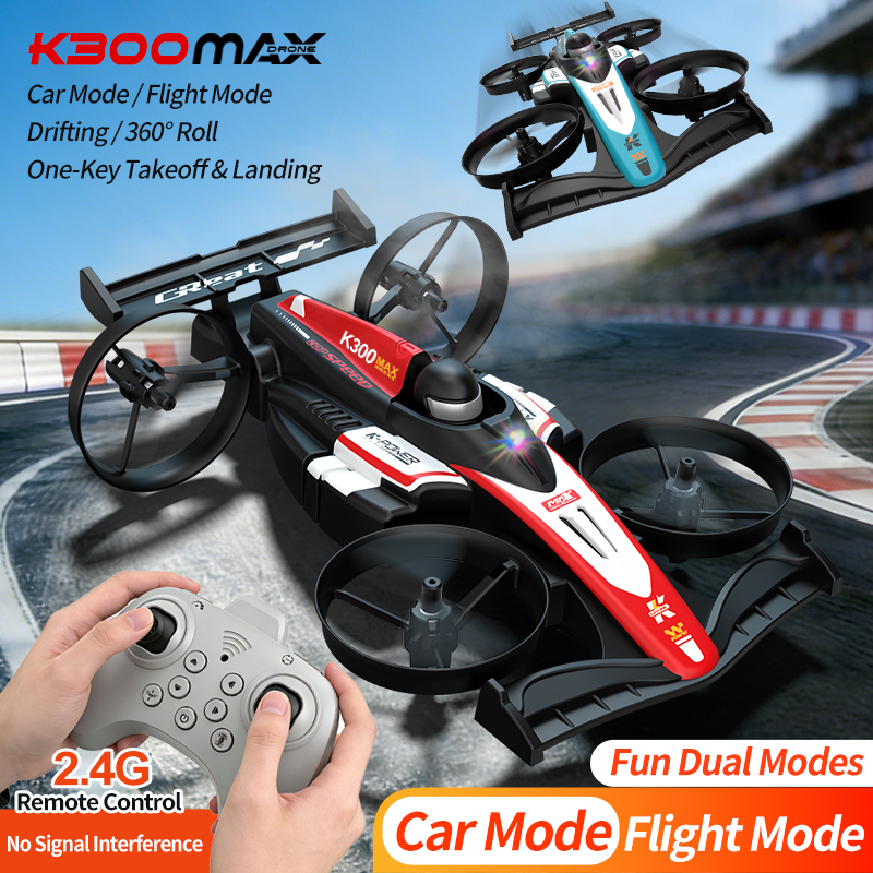 RC UAV Flying Drift Cars 2-in- - Outdoor Adventure Races ulasan dan harga