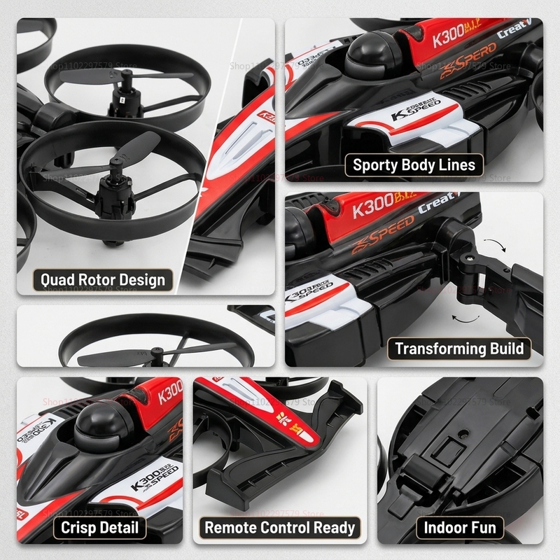 RC UAV Flying Drift Cars 2-in- - Outdoor Adventure Races ulasan dan harga