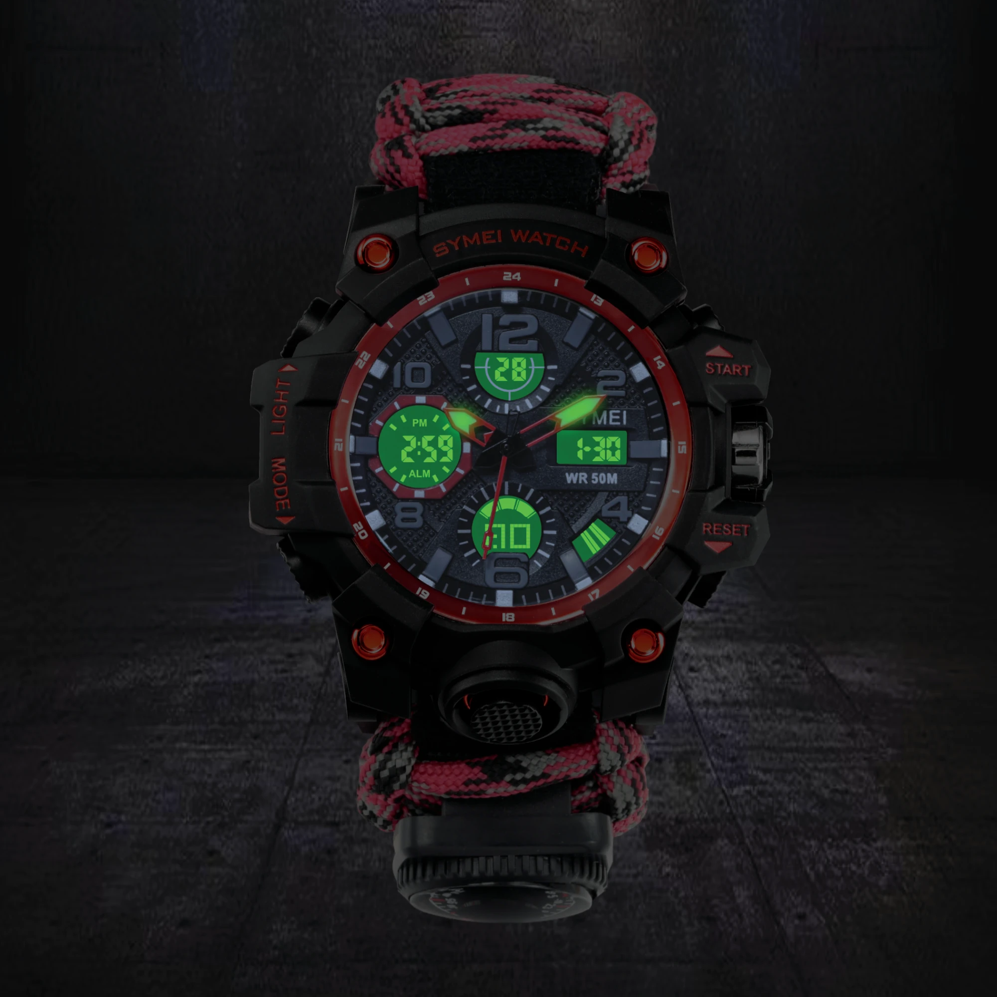 SHIYUNME Outdoor Survival Men  - Outdoor Adventure Watches ulasan dan harga