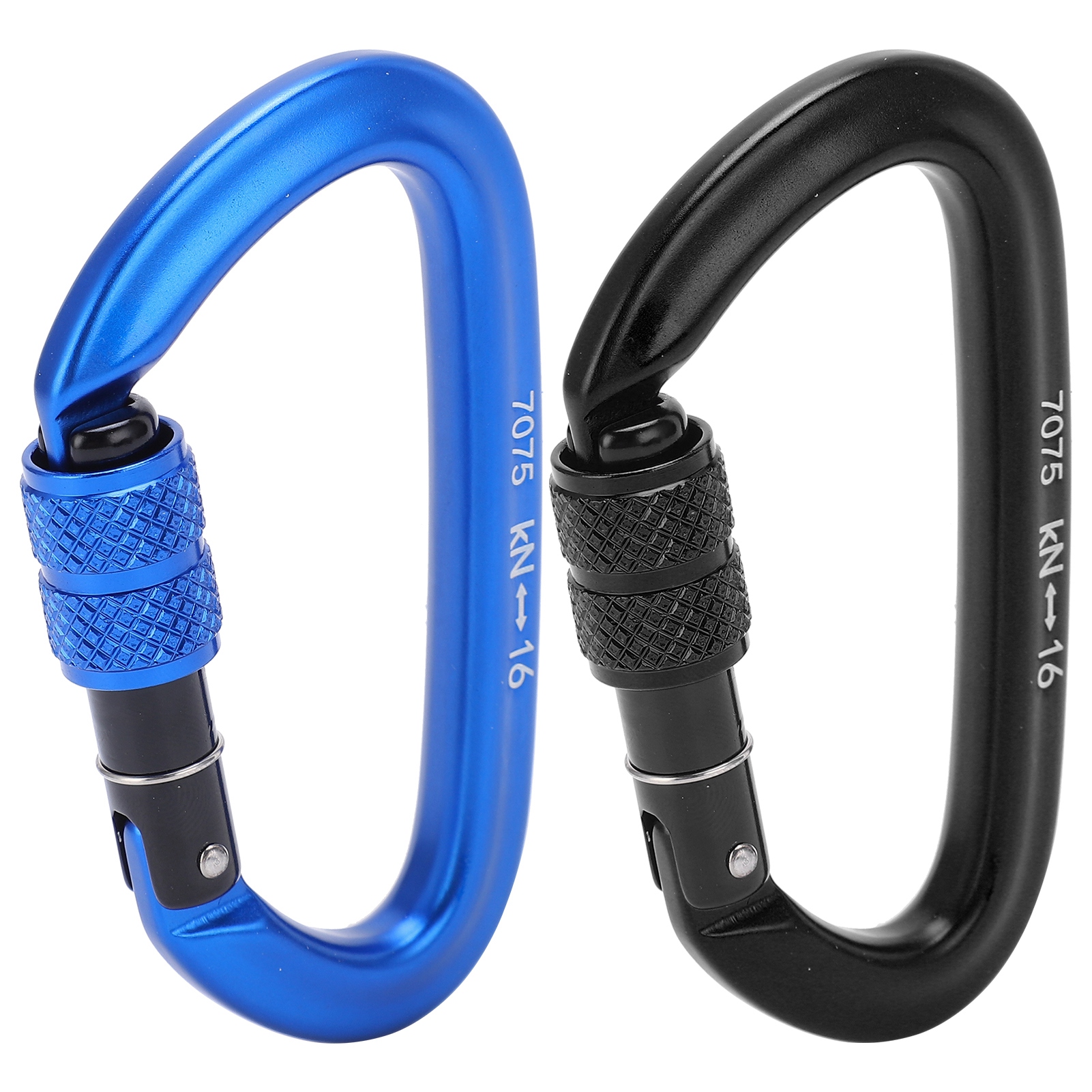 16KN Aluminum Alloy Screwgate  - Carabiner Locking D ulasan dan harga