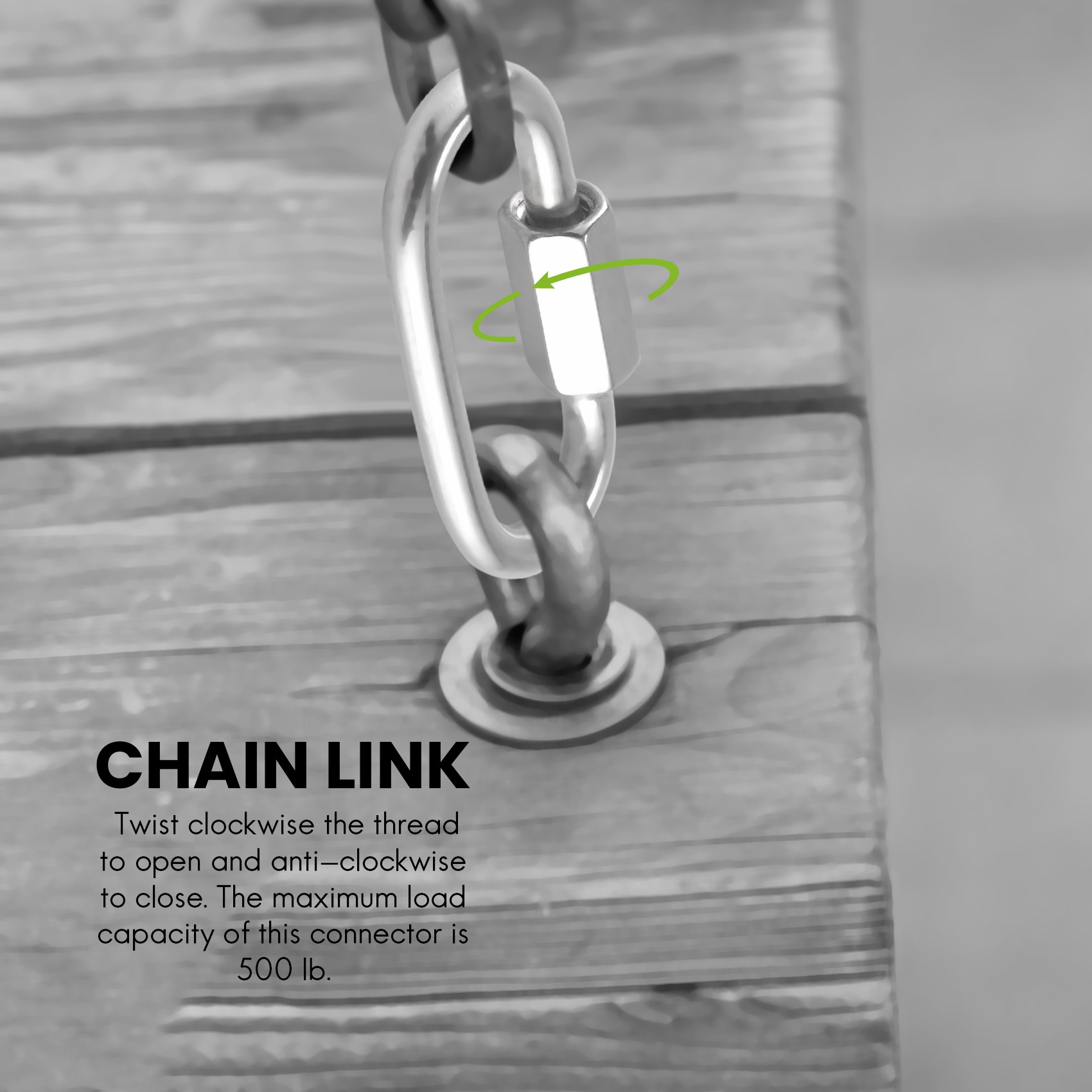 A60Z12 Pcs Quick Link 4MM Stai - Carabiner Locking D ulasan dan harga