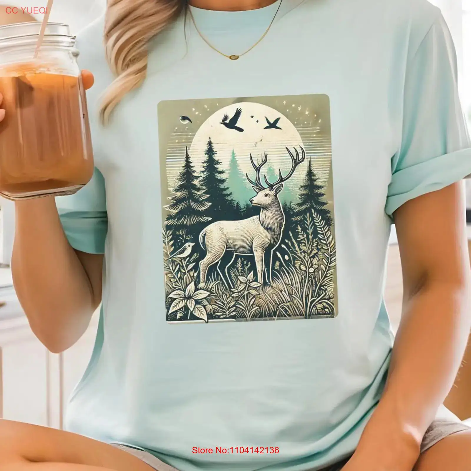 Vintage Deer T Shirt Retro Hun - Outdoor Adventure Hunt ulasan dan harga