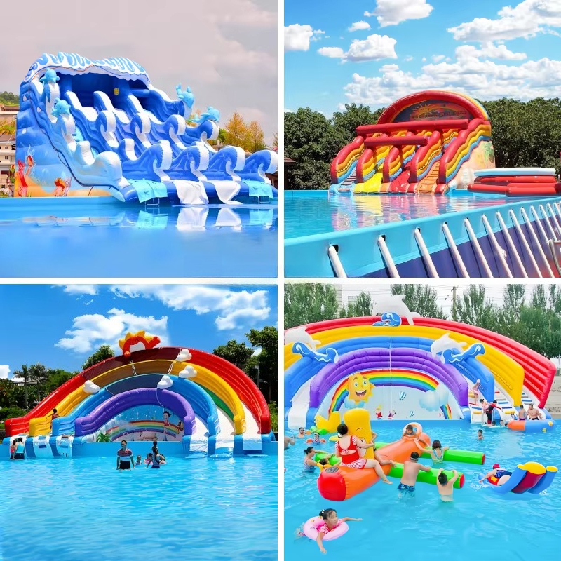 Inflatable Water Slide Park wi - Outdoor Adventure Center ulasan dan harga