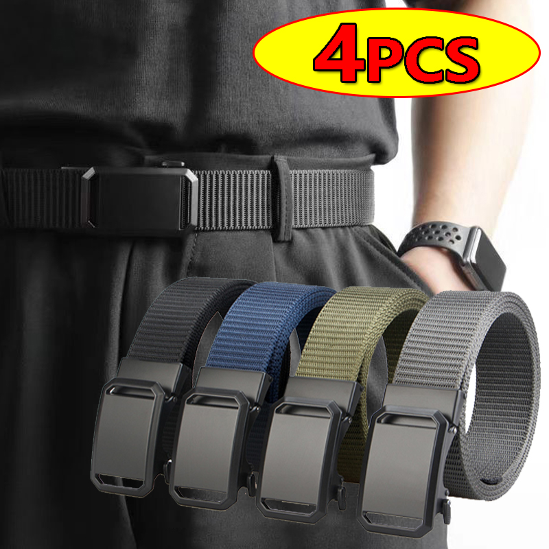 Tactical Belt Men Canvas Autom - Outdoor Adventure Hunt ulasan dan harga