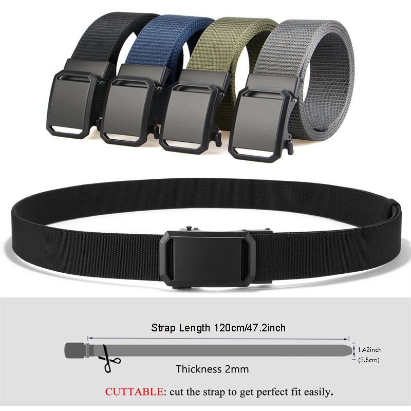 Tactical Belt Men Canvas Autom - Outdoor Adventure Hunt ulasan dan harga