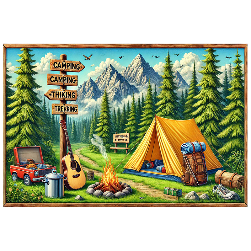 1 camping and outdoor adventur - Outdoor Adventure Birthday Party ulasan dan harga