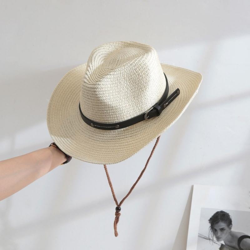31BF Elegant Panama Hat With G - Outdoor Adventure For Adults ulasan dan harga