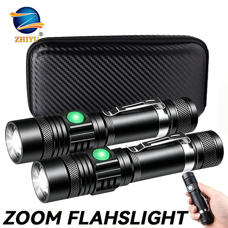 T6 LED Rechargeable Flashlight - Outdoor Adventure Hunt ulasan dan harga