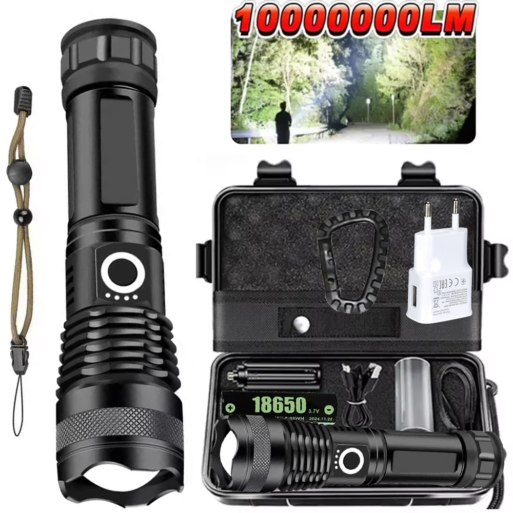 High Power LED Flashlight Rech - Outdoor Adventures ulasan dan harga