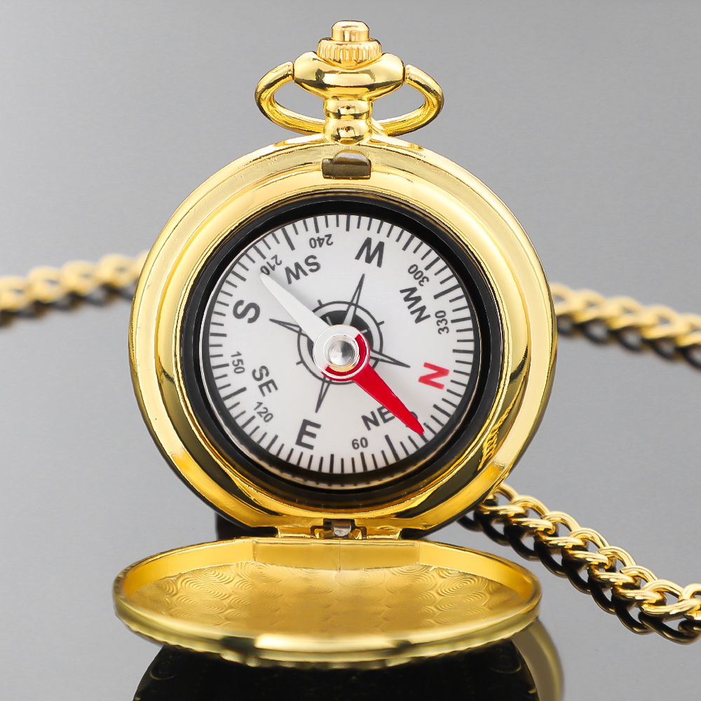Vintage Golden Design Compass  - Outdoor Adventure Watches ulasan dan harga